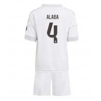 Stroje piłkarskie Real Madrid David Alaba #4 Koszulka Podstawowej dla dzieci 2025-26 Krótki Rękaw (+ szorty)